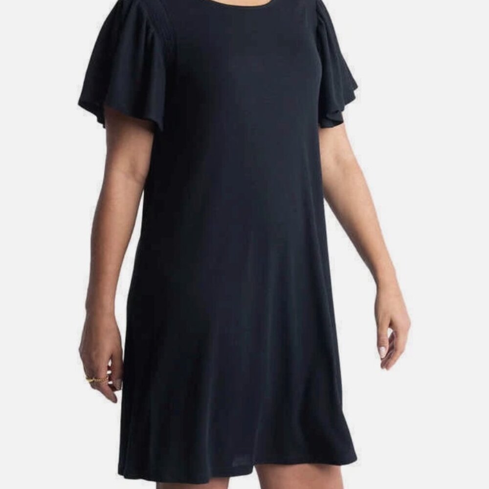 Ecothreads Flutter Sleeve Dress